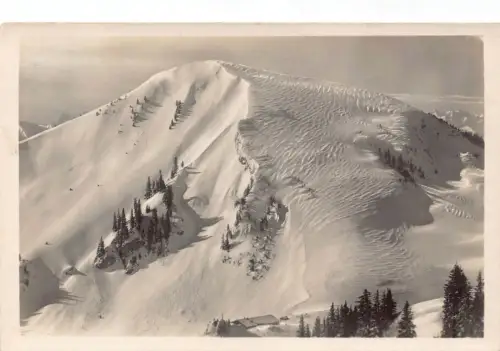 L196 Deutschland 1934 Schi Fldorado Wallberghaus bei Tegernsee Schnee Vintage Postkarte