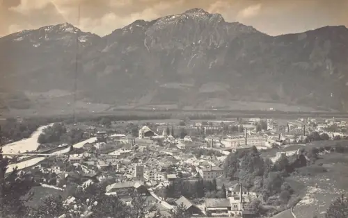 L196 Deutschland Reichenhall Gebirgsstadt Vintage Postkarte
