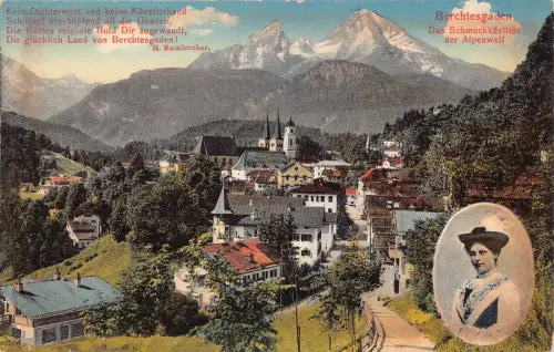 L345 Germany Berchtesgaden Schmuckkaestlein der Alpenwelt Tracht