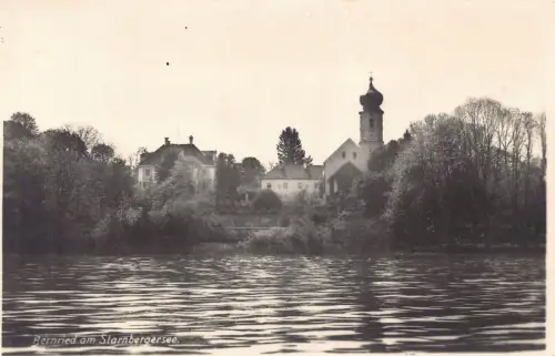 L196 Deutschland Bernried am Starnbergersee RPPC Vintage Postkarte