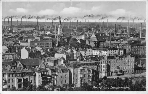 A101 Deutschland 1938 Industrieviertel Forst Laus Industrie Fabriken Postkarte