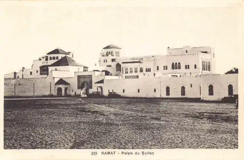 B204 Marokko Rabat Palais du Sultan Palace Vintage Postkarte