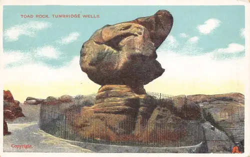 A920 England Toad Rock Tunbridge Wells Vintage Postkarte