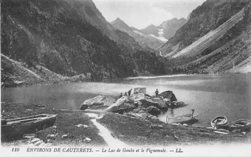 C022 Frankreich, Environs de Cauterets Le Lac de Gaube Vintage Postkarte