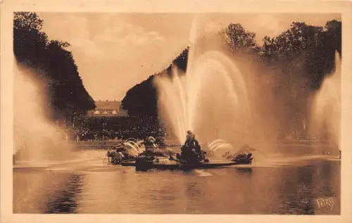 C023 Frankreich, Versailles Brunnen im Apollonbecken Vintage Postkarte