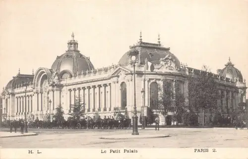 C025 Frankreich, Paris Le Petit Palais Vintage Postkarte