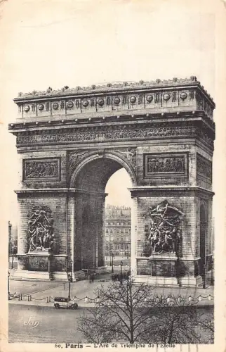C025 Frankreich, Paris L'Arc de Triomphe de l'Etoille 1935 alte Postkarte