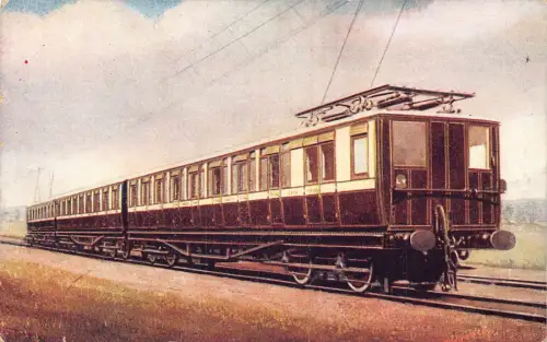 A925 Electric Train for South London Railway LB & SC Railway Postkarte