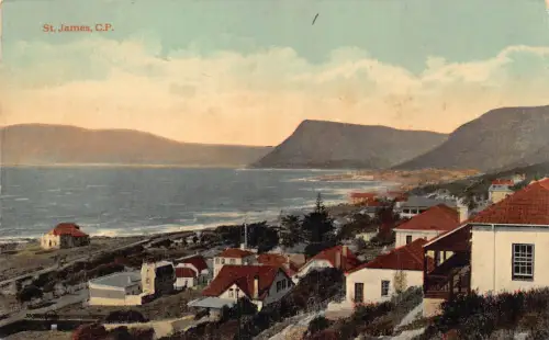 A927 Südafrika St James Kapstadt Vintage Postkarte