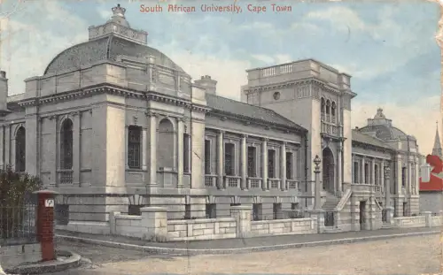 A929 Südafrika 1914 Universität Kapstadt Vintage Postkarte