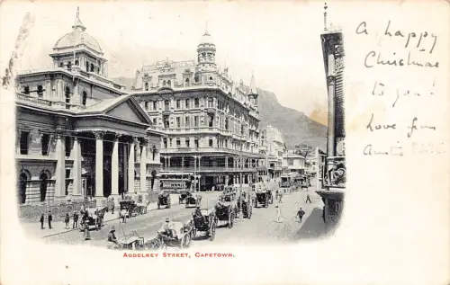A930 Südafrika Kapstadt Adderley Street Vintage Postkarte