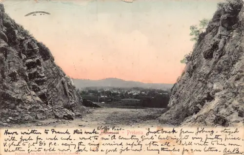 A930 Südafrika 1905 Dassport Pretoria Vintage Postkarte