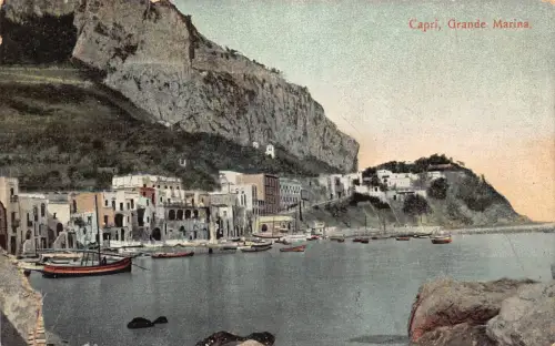 A930 Italien Capri Grande Marina Vintage Postkarte