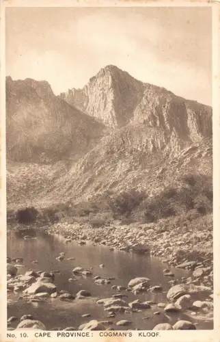 A934 Südafrika Kap Provinz Cogman's Kloof Vintage Postkarte