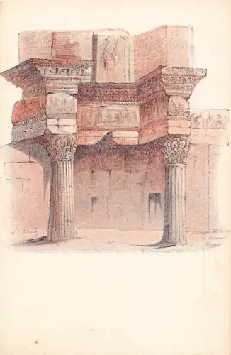 A935 Italien Rom Roma Das Forum Transitorium Litho Vintage Postkarte