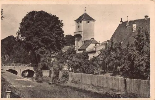 L206 Deutschland Kelheim Donautor Vintage Postkarte