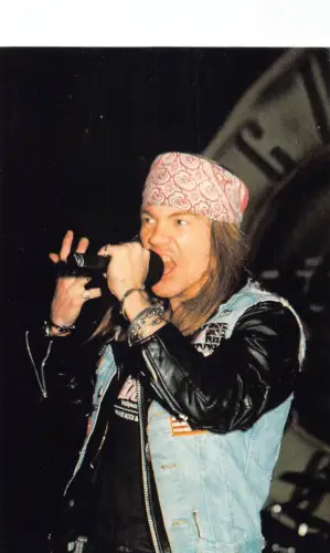 L289 Musik Band Rock Guns N' Roses Axl Rose Solist Postkarte