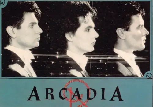 L291 Musik Band Pop Rock Simon Le Bon Arcadia Postkarte