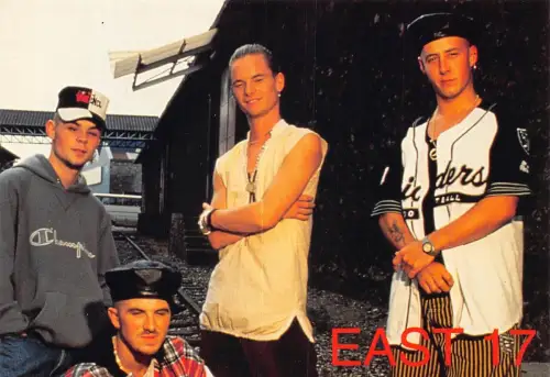 L290 Musik Band Pop East 17 Brian Harvey Tony John Terry Postkarte