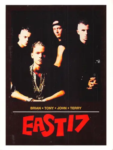 L288 Musik Band Pop East 17 Brian Harvey Tony John Terry Postkarte.
