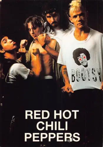 L289 Musik Band Rock Red Hot Chili Peppers Anthony Kiedis Postkarte