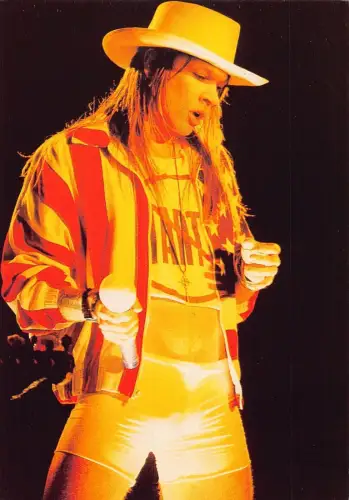 L289 Musikband Rock Guns N' Roses Sänger Axl Rose Postkarte.