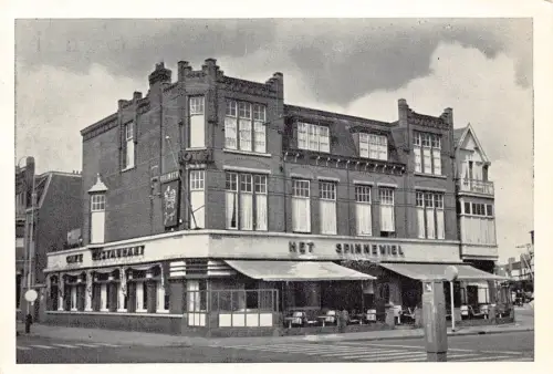 A130 Niederlande 1959 Hotel Cafe Restaurant Het Spinnewiel Vintage Postkarte