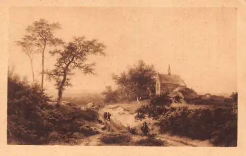 Kunst Landschaft von BC Koekkoek Koelner Wallraf-Richartz-Museum Vintage Postkarte