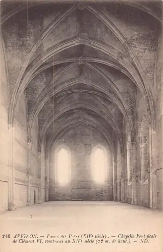 C026 Frankreich, Avignon Chapelle Pontificale de Clement VI Postkarte