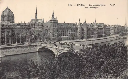 C033 Frankreich, Paris La Conciergerie Vintage Postkarte