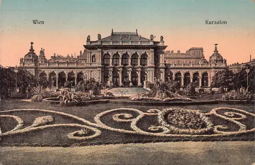 C035 Österreich, WIEN Kursalon 1911 alte Postkarte