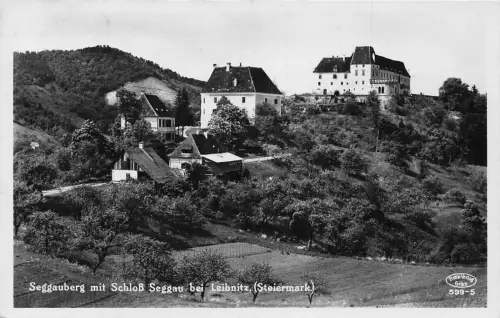 C036 Österreich, Steiermark Seggauberg mit Schloss Seggau - Leibnitz Postkarte 1932