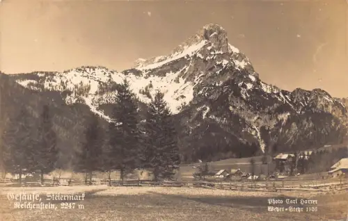 C039 Österreich, Steiermark Berg Vintage Postkarte
