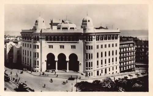 B221 Algerien Algier Post Office RPPC Vintage Postkarte