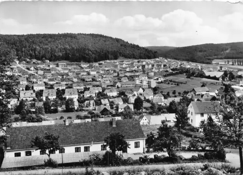 B234 Deutschland Greding Herr Siedlung Panorama RPPC Postkarte