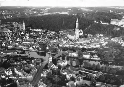 B234 Deutschland 1974 Landshut Bayern RPPC Postkarte