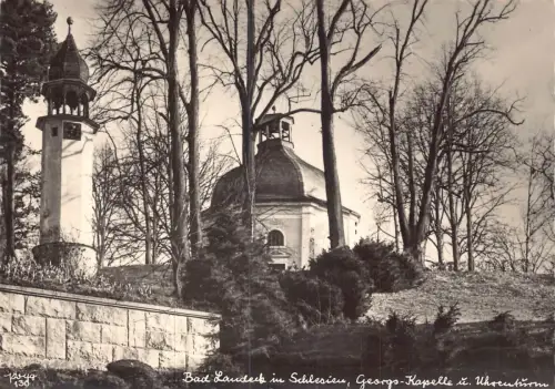 B234 Polen Kapelle St. Georg in Ladek-Zdroj RPPC Postkarte