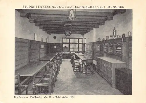 B235 Deutschland München München Studentenverbindung Polytechnischer Club Postkarte