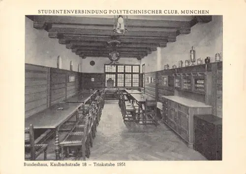 B235 Deutschland München München Studentenverbindung Polytechnischer Club Postkarte