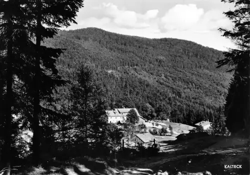 B234 Deutschland Kalteck Berggasthof Hotel RPPC Vintage Postkarte