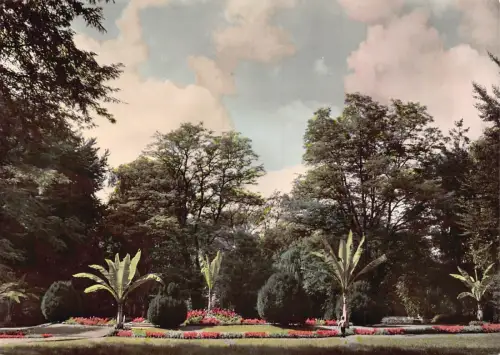 B236 Deutschland Ingolstadt Donau Luitpoldpark Park RPPC Postkarte