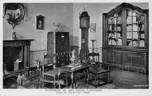 B237 Südafrika Koopmans de Wet House Kapstadt Empfangsraum Postkarte