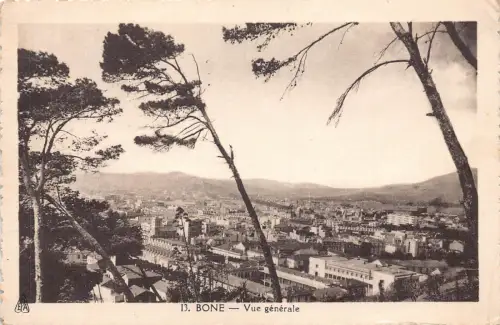 B238 Algerien Knochen Annaba Gesamtansicht Vintage Postkarte