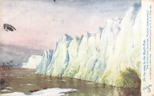 B239 Nordgrönland Humboldtgletscher Auf dem Weg zum Nordpol Postkarte