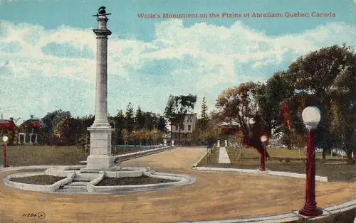 B243 Canada Wolfe's Monument on the Plains of Abraham Quebec Postkarte