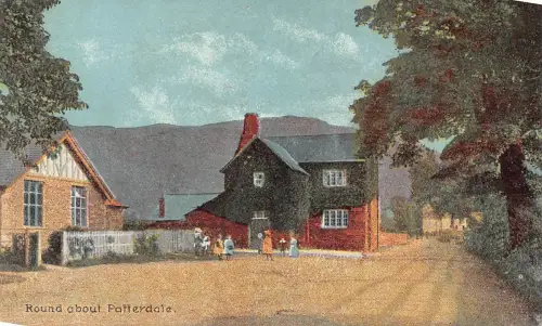 B248 England Rund um Patterdale Vintage Postkarte