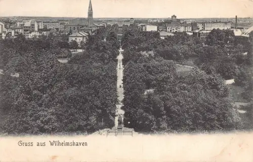 B262 Deutschland 1908 Gruss aus Wilhelmshaven alte Postkarte