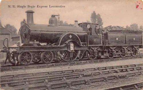 L372 Dampflokomotive MR Single Bogie Express Vintage Postkarte