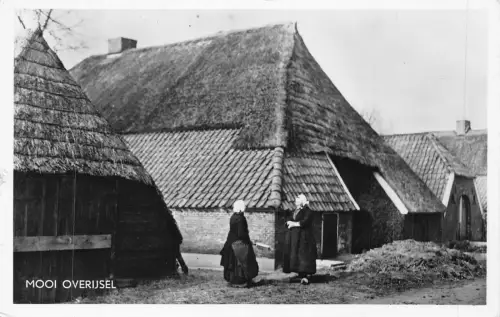 Niederlande 1951 Overijsel Oude Boerderij Rijssen Trachten Postkarte
