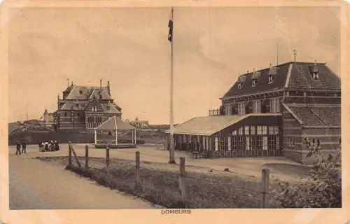 Niederländische Domburg Schule Vintage Postkarte